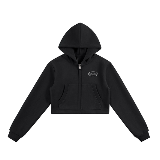 Womens Script Zip-up