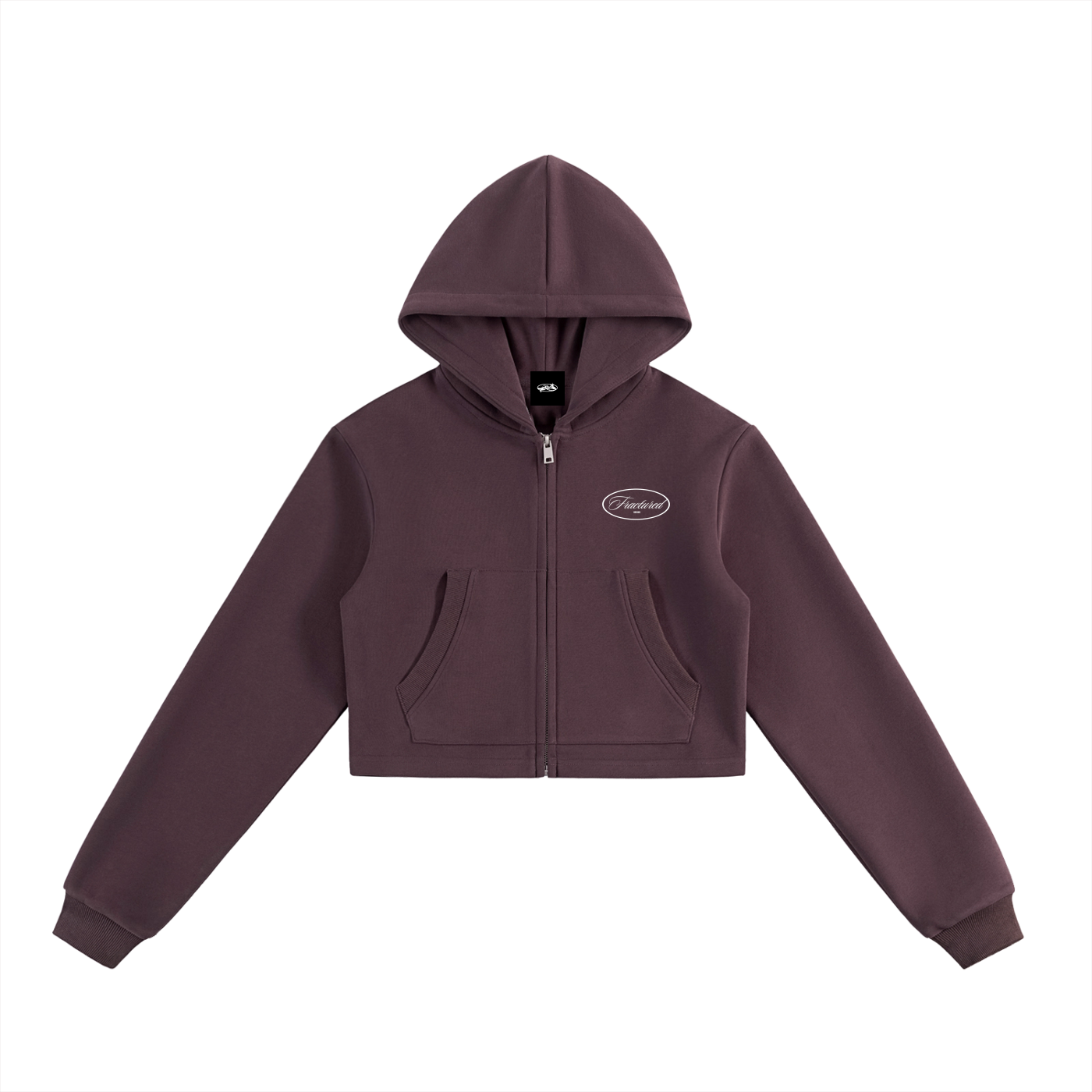 Womens Script Zip-up
