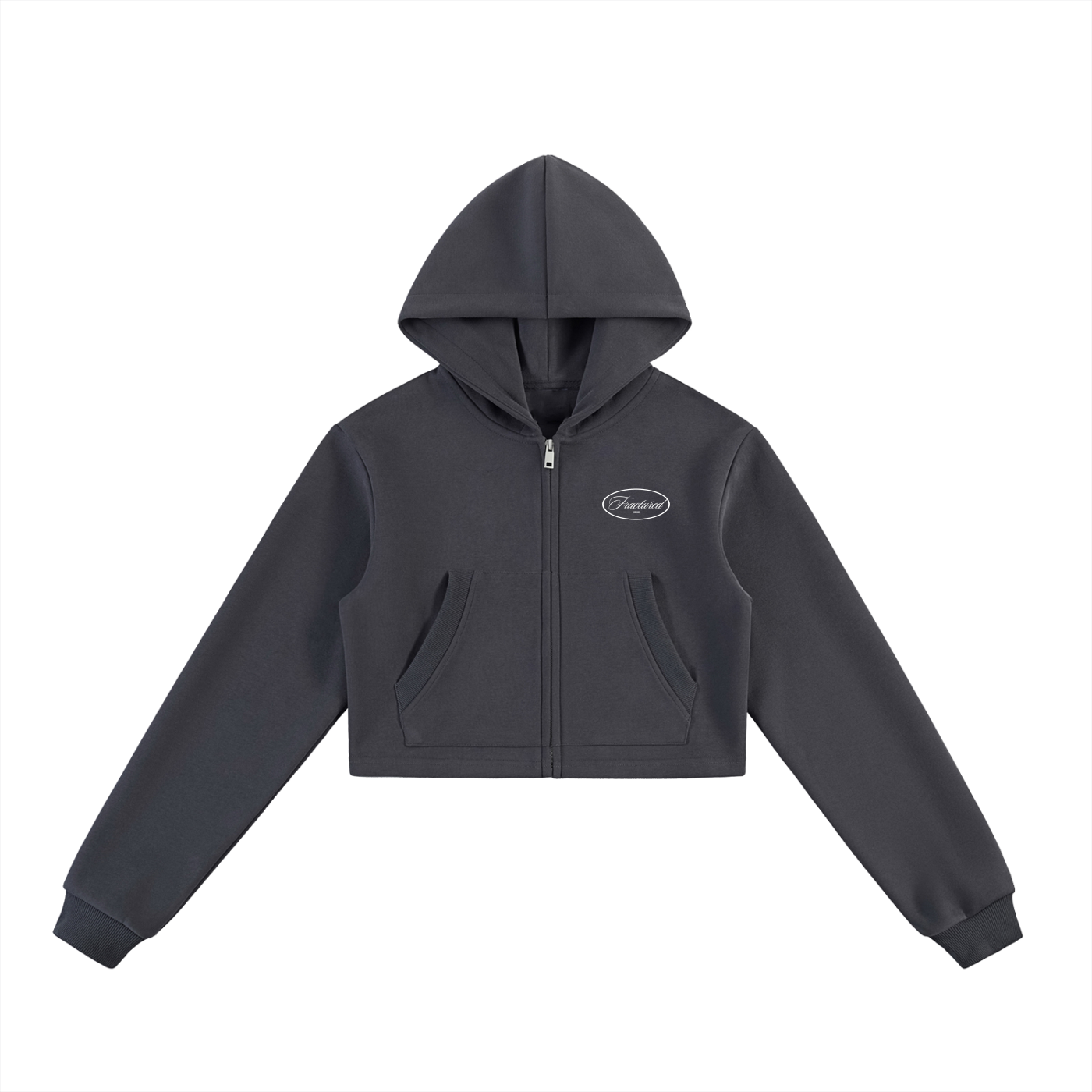 Womens Script Zip-up