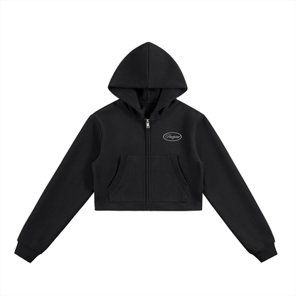 Womens Script Zip-up
