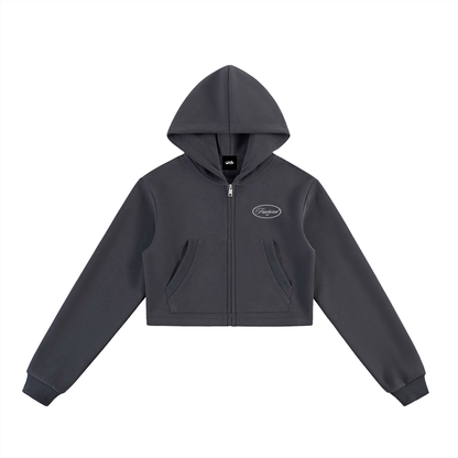 Womens Script Zip-up